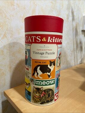 Cavallini & Co. Cats & Kittens Vintage - 1000 Piece Puzzle